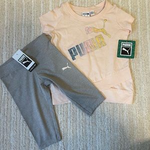 Baby Girl Puma Athletic Set, 2T